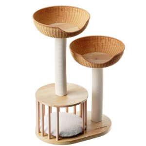 ABBI pine wood cat climbing frame